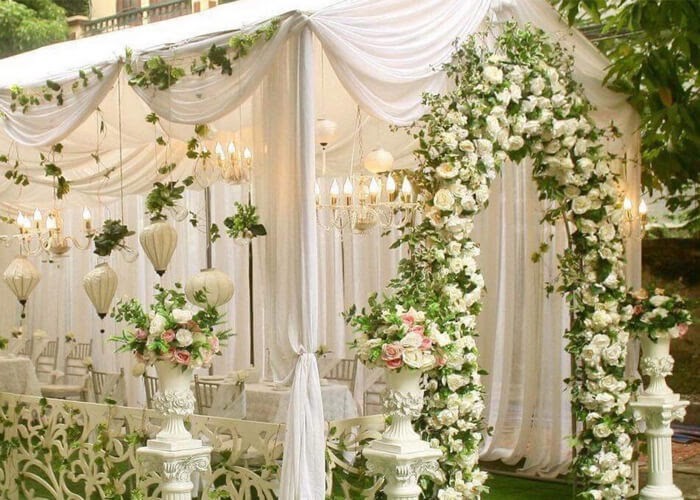 Tổ chức tiệc cưới tại tư gia được xem là hình thức phổ biến và lâu đời 